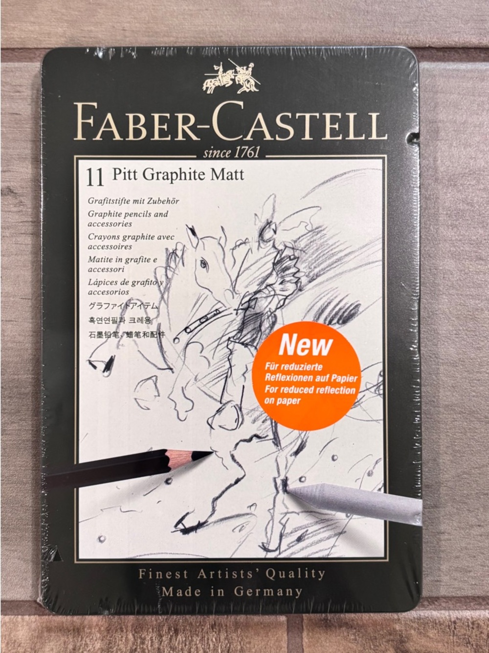 NWT “Faber-Castell” Pitt Graphite Matt Pencils and accessories.German since 1761
